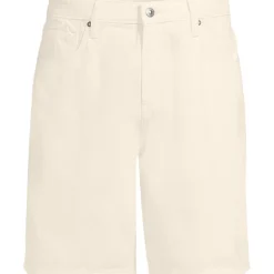 Soft Comfort Jeans-Shorts im Leinenmix