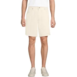 Soft Comfort Jeans-Shorts im Leinenmix
