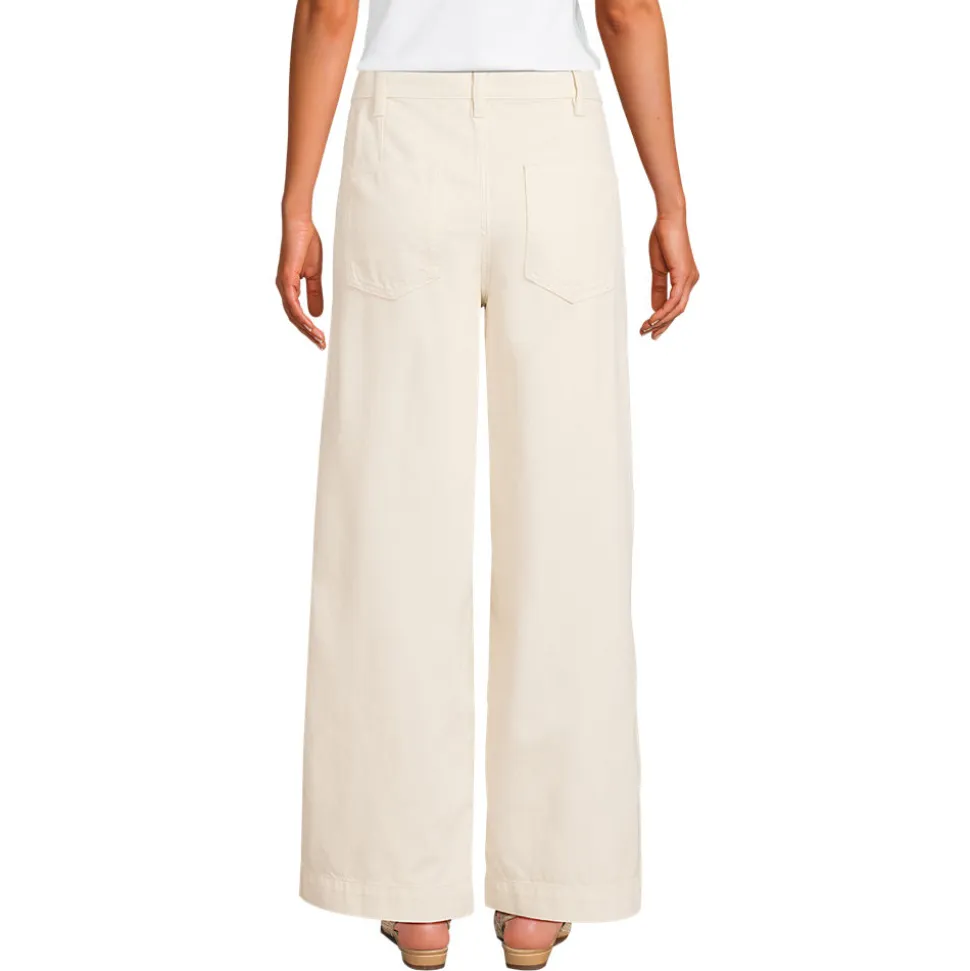 Soft Comfort weite Jeans im Leinenmix
