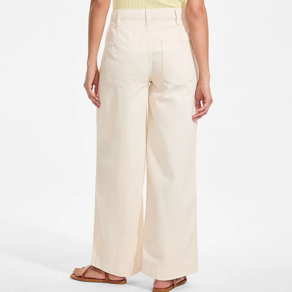 Soft Comfort weite Jeans im Leinenmix