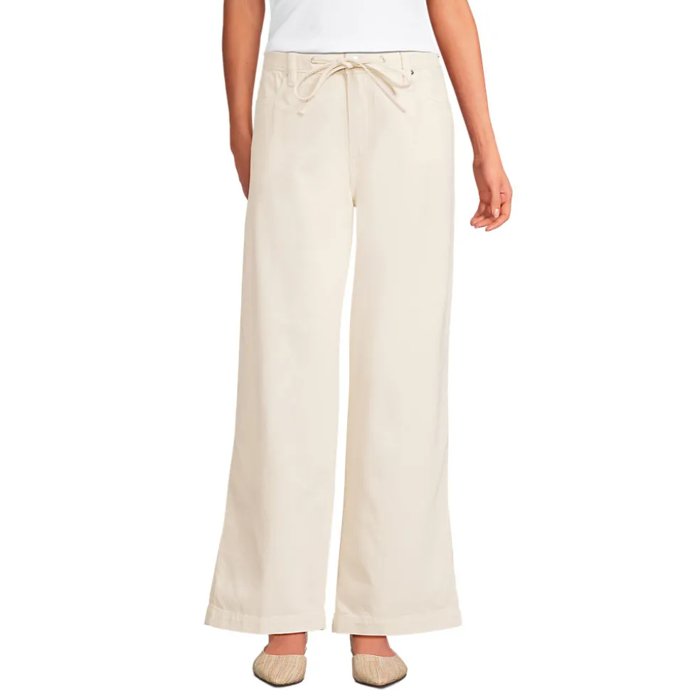 Soft Comfort weite Jeans im Leinenmix
