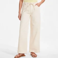 Soft Comfort weite Jeans im Leinenmix