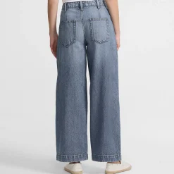Soft Comfort weite Jeans im Leinenmix