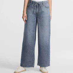Soft Comfort weite Jeans im Leinenmix