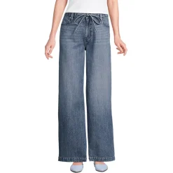Soft Comfort weite Jeans im Leinenmix