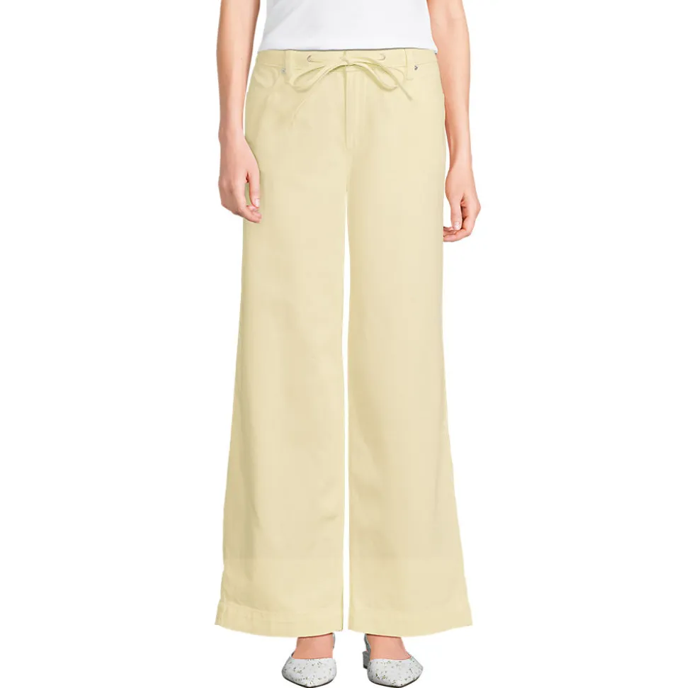 Soft Comfort weite Jeans im Leinenmix