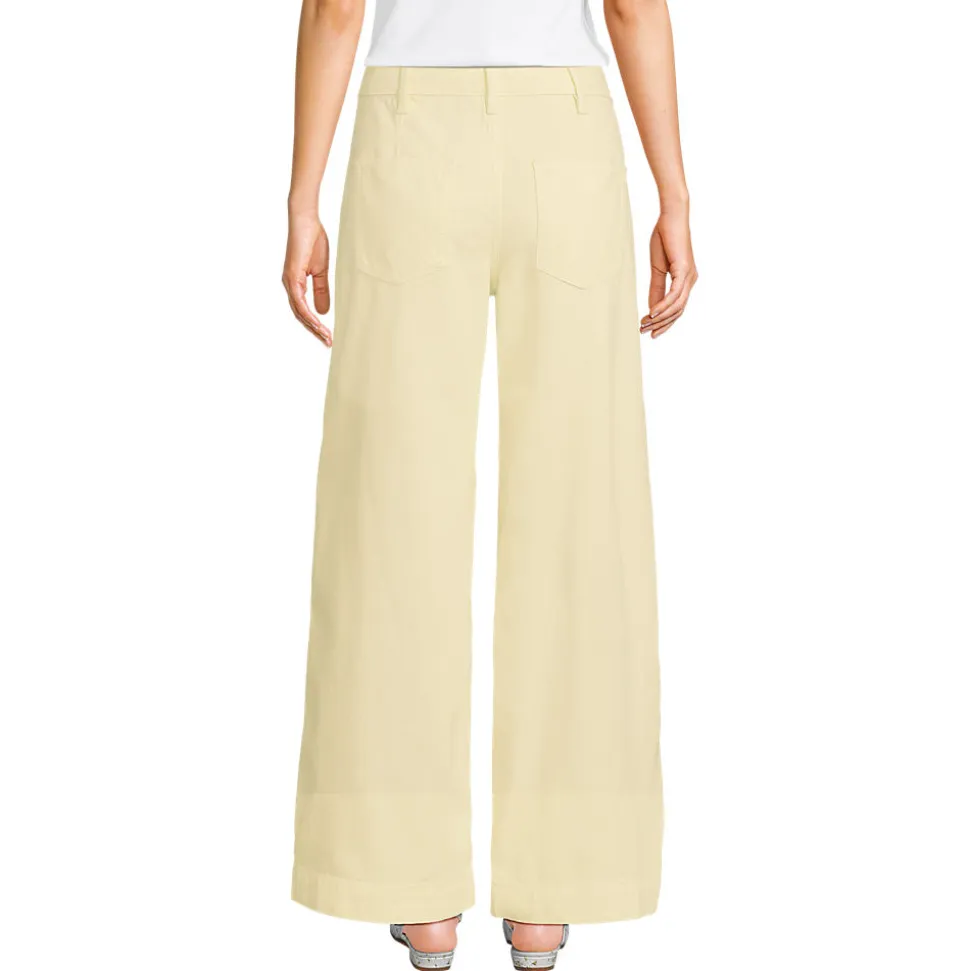 Soft Comfort weite Jeans im Leinenmix