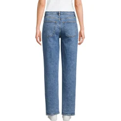 Soft Denim Boyfriend-Jeans Mid Waist für Damen