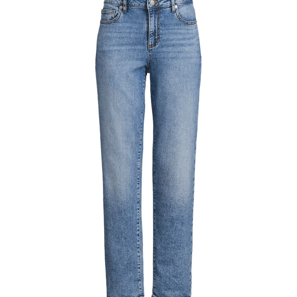 Soft Denim Boyfriend-Jeans Mid Waist für Damen