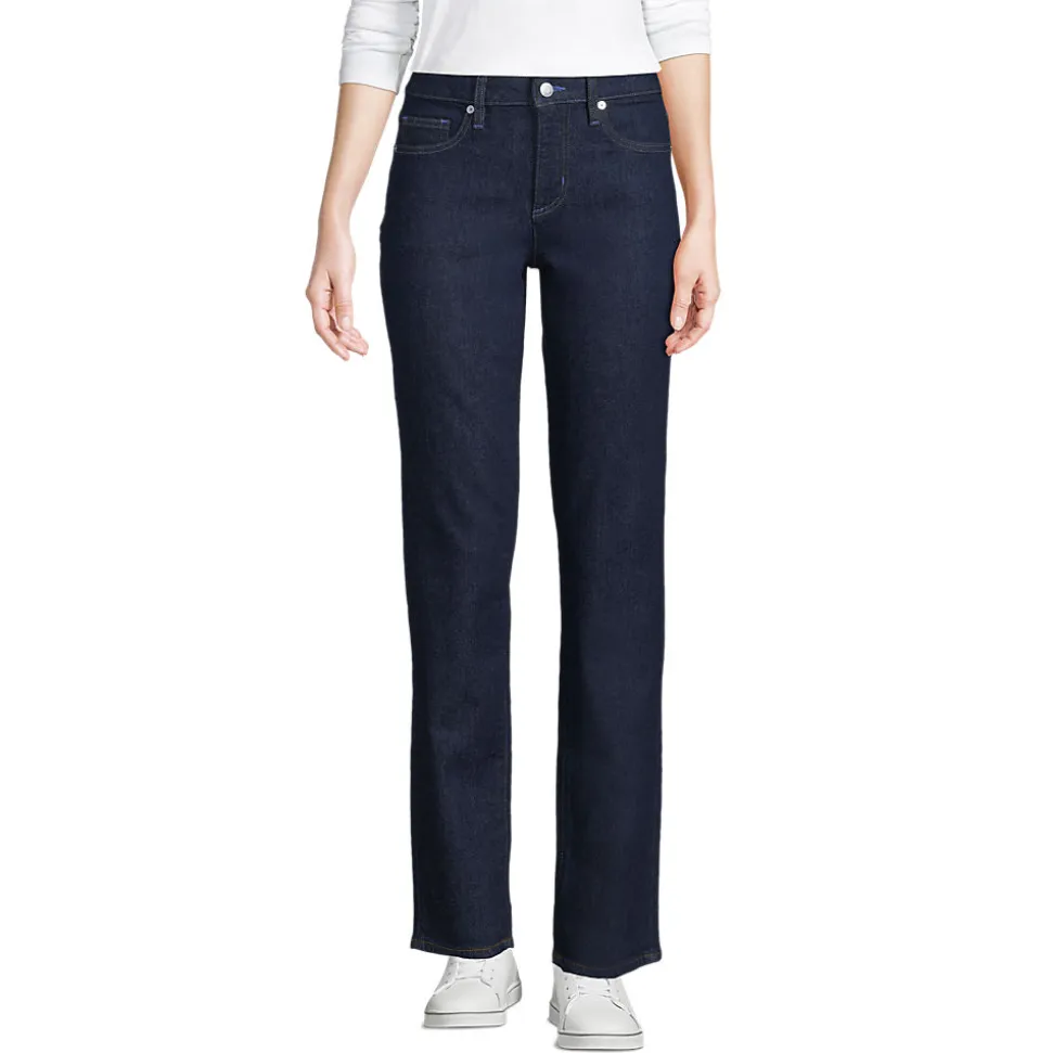 Soft Denim Boyfriend-Jeans Mid Waist für Damen