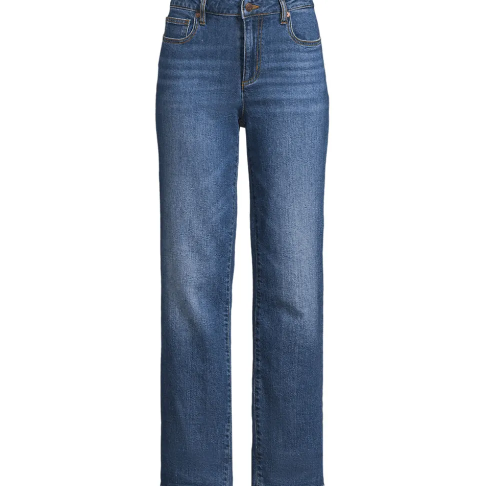 Soft Denim Boyfriend-Jeans Mid Waist für Damen