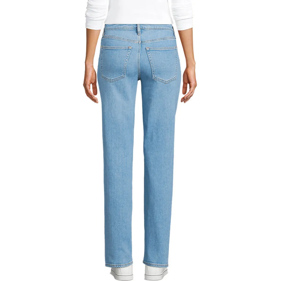 Soft Denim Boyfriend-Jeans Mid Waist für Damen