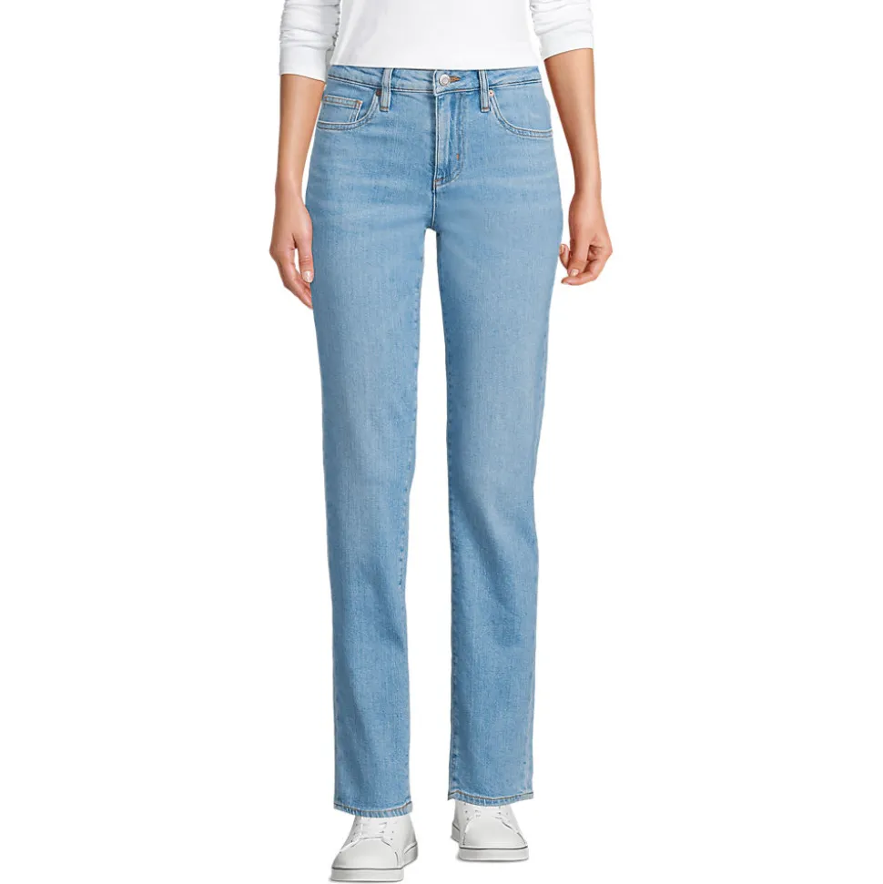 Soft Denim Boyfriend-Jeans Mid Waist für Damen