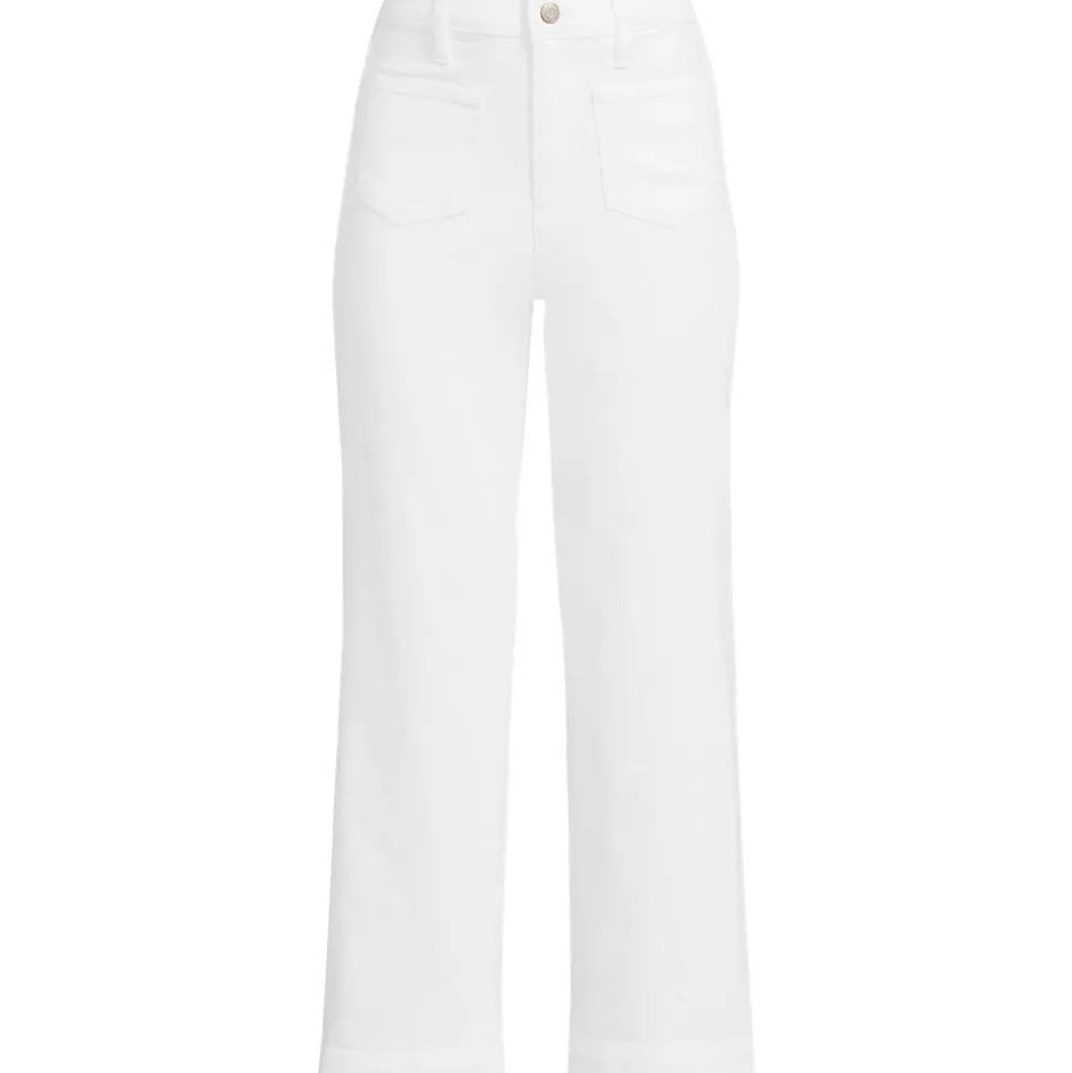 Soft Denim 7/8-Hose mit weitem Bein für Damen