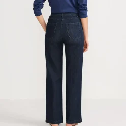 Soft Denim Jeans mit weitem Bein für Damen