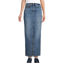 Soft Denim Maxirock für Damen