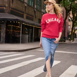Soft Denim Maxirock für Damen