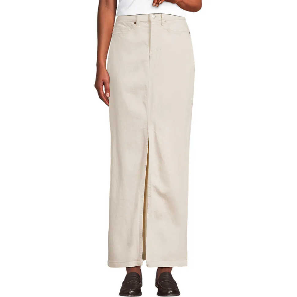 Soft Denim Maxirock für Damen