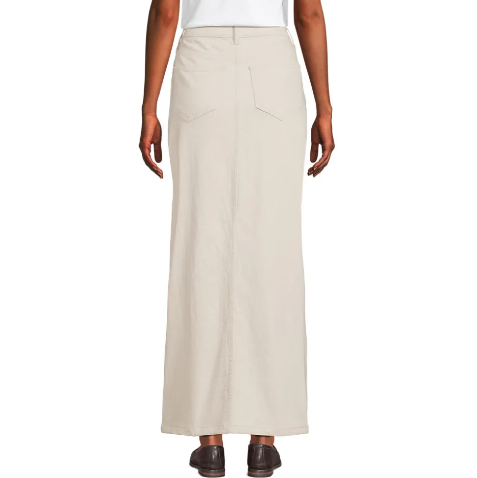 Soft Denim Maxirock für Damen