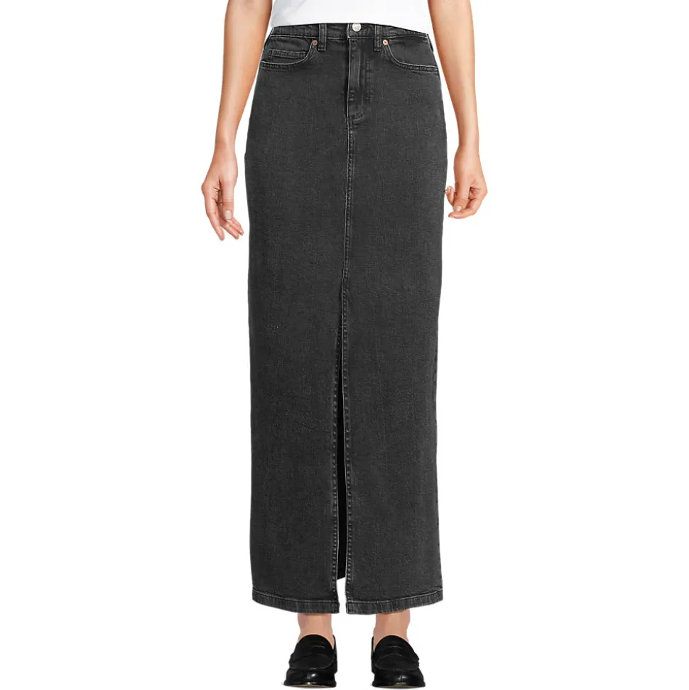 Soft Denim Maxirock für Damen
