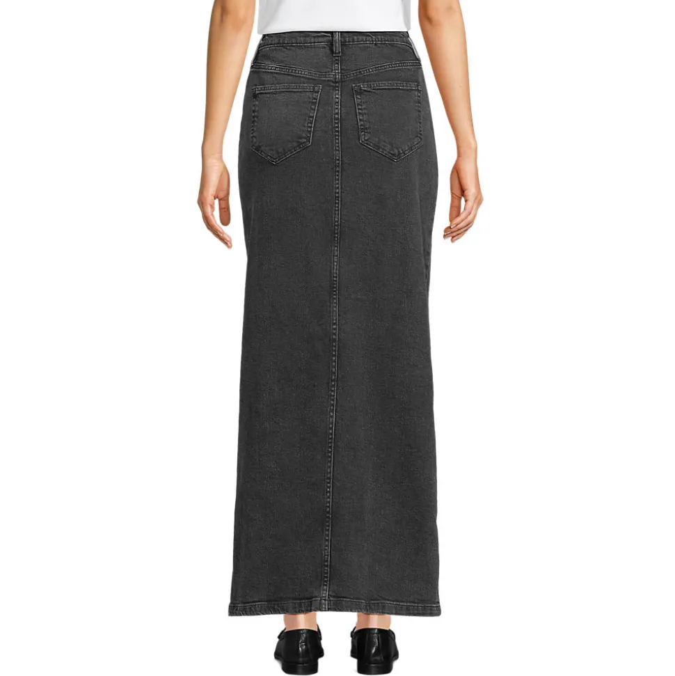 Soft Denim Maxirock für Damen