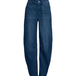 Soft Denim Relaxte Barrel-Jeans Mid Waist