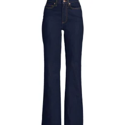 Soft Denim Schlagjeans High Waist