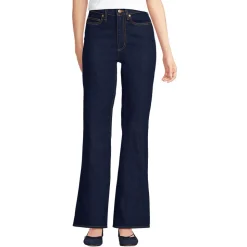 Soft Denim Schlagjeans High Waist