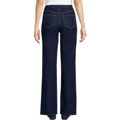 Soft Denim Schlagjeans High Waist