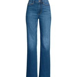 Soft Denim Schlagjeans High Waist