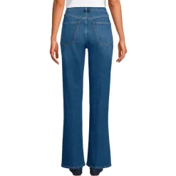 Soft Denim Schlagjeans High Waist