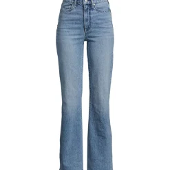 Soft Denim Schlagjeans High Waist