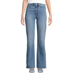 Soft Denim Schlagjeans High Waist
