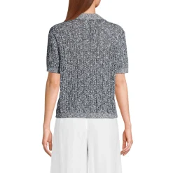 Soft Ease Ajour-Cardigan mit Leinen