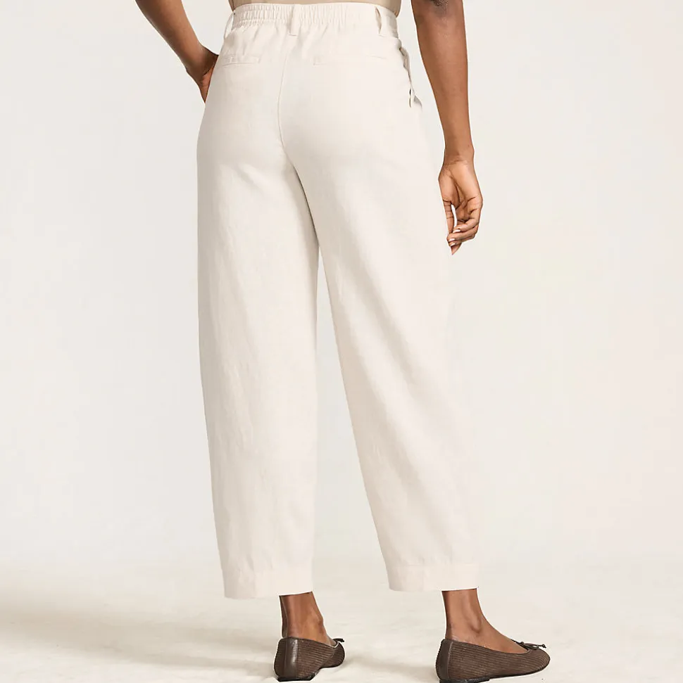 Soft Ease Barrelhose aus Leinenmix für Damen