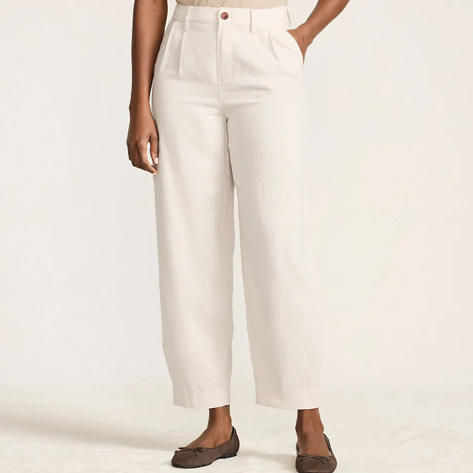 Soft Ease Barrelhose aus Leinenmix für Damen