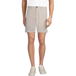 Soft Ease Classic Fit Leinenmix-Shorts für Herren, 18 cm
