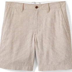Soft Ease Classic Fit Leinenmix-Shorts für Herren, 18 cm