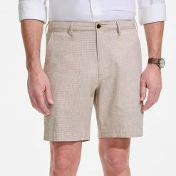Soft Ease Classic Fit Leinenmix-Shorts für Herren, 18 cm