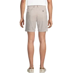 Soft Ease Classic Fit Leinenmix-Shorts für Herren, 18 cm