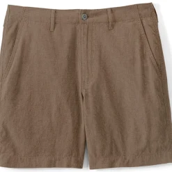 Soft Ease Classic Fit Leinenmix-Shorts für Herren, 18 cm