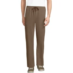 Soft Ease Classic Fit Schlupfbund-Hose aus Leinenmix für Herren