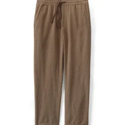 Soft Ease Classic Fit Schlupfbund-Hose aus Leinenmix für Herren