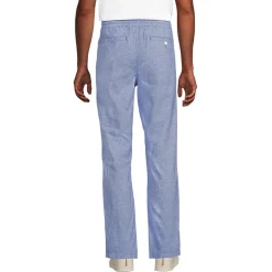 Soft Ease Classic Fit Schlupfbund-Hose aus Leinenmix für Herren