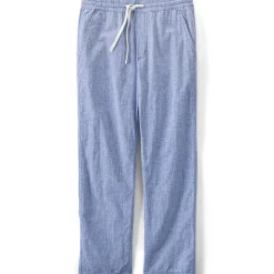 Soft Ease Classic Fit Schlupfbund-Hose aus Leinenmix für Herren