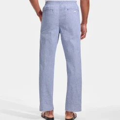 Soft Ease Classic Fit Schlupfbund-Hose aus Leinenmix für Herren