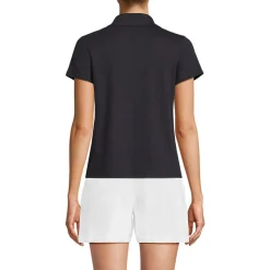 Soft Ease Polobluse aus Leinenmix für Damen