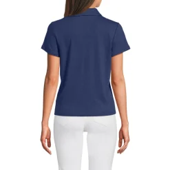 Soft Ease Polobluse aus Leinenmix für Damen