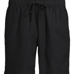 Soft Ease Shorts mit Dehnbund aus Leinenmix für Herren, 18 cm