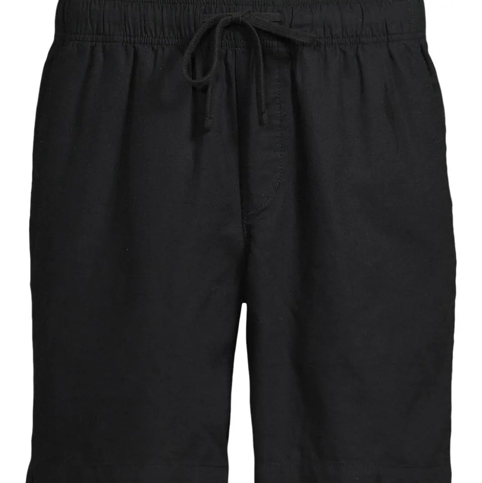Soft Ease Shorts mit Dehnbund aus Leinenmix für Herren, 18 cm